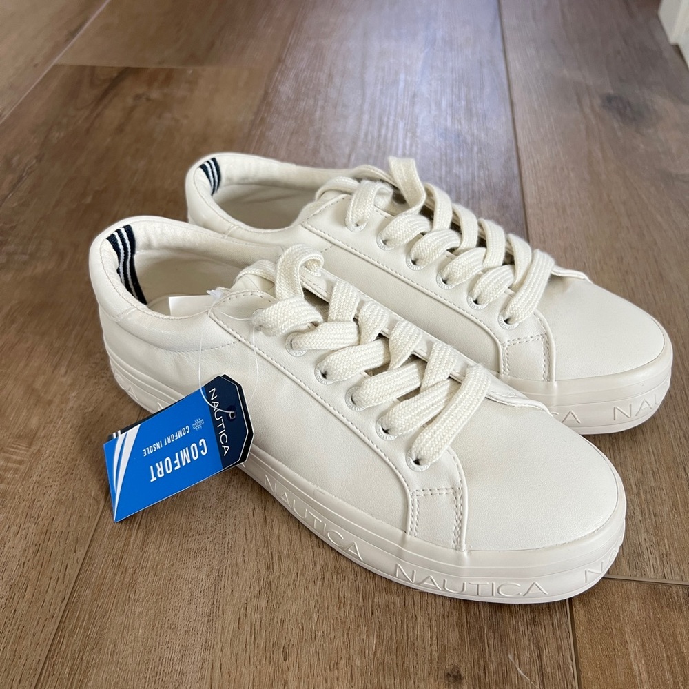 Nautica Cream Sneakers